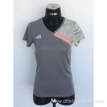 Good Quality Grey Knitted Sport Tshirt